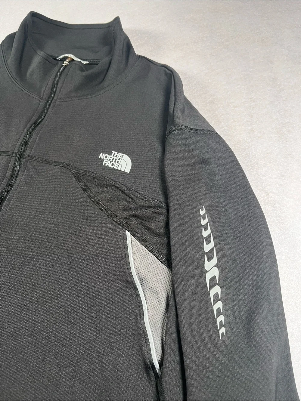 The North Face Flight Series Mens XL Black 1/4 Zip Running Trail Performance Top